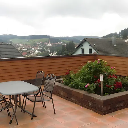 Panoramablick Gasthuis Schonach im Schwarzwald